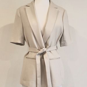 H&M Short Sleeve Belted Blazer NWOT Sz S
